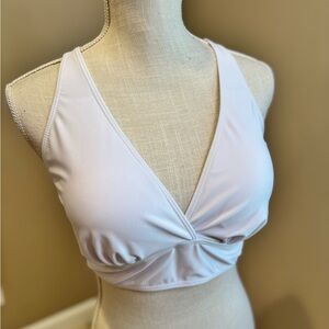 5 for $30 NWT! NEW FASHION White V-Neck Bralette Swim Top